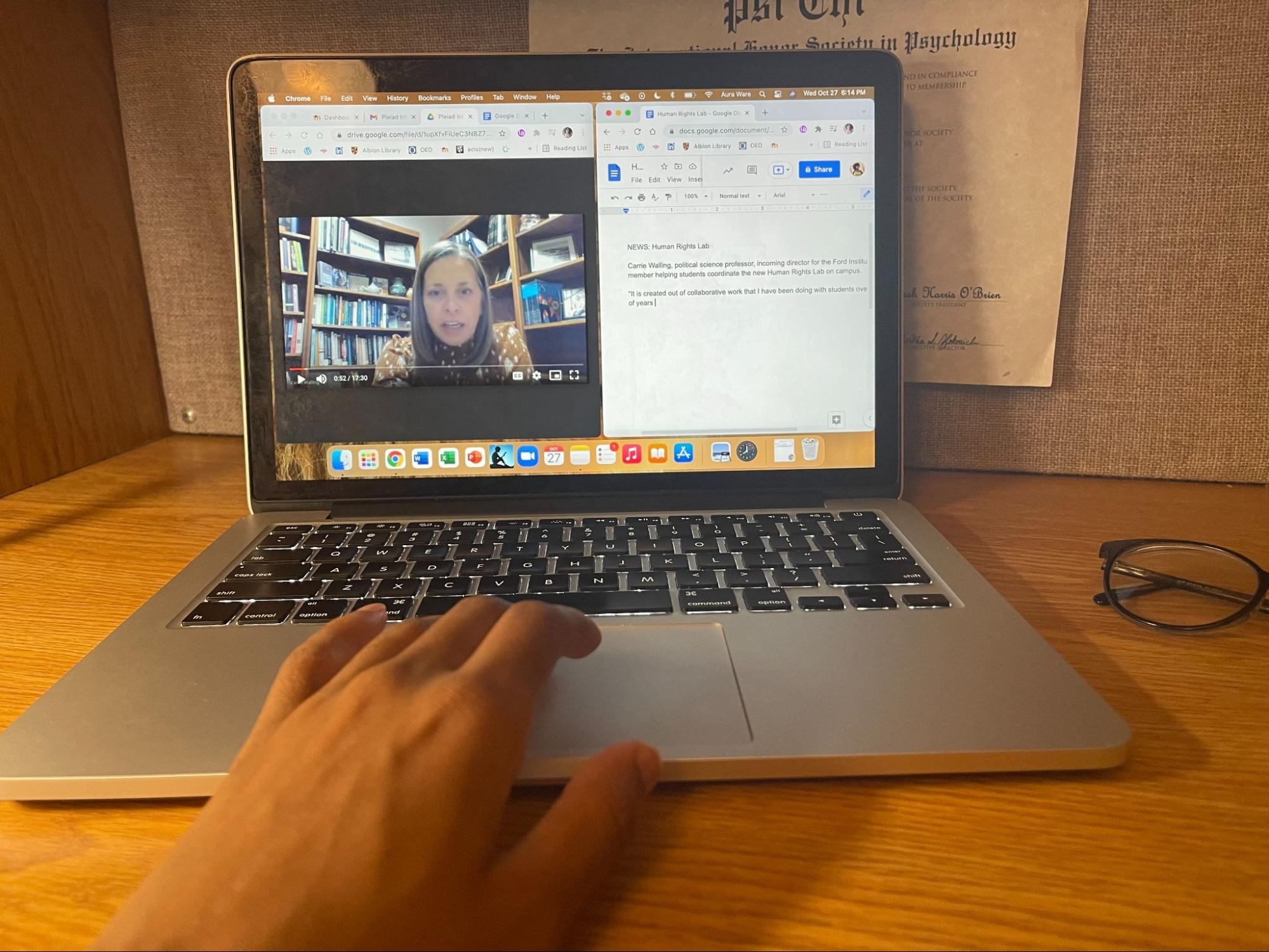 Carrie Walling, Students Launch Human Rights Lab – The Albion College ...